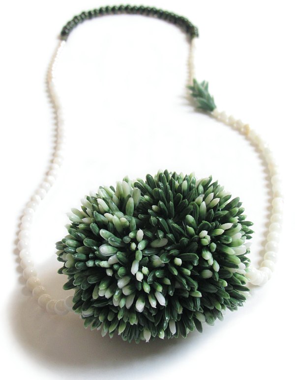 Melinda Young, Puff Ball Neckpiece